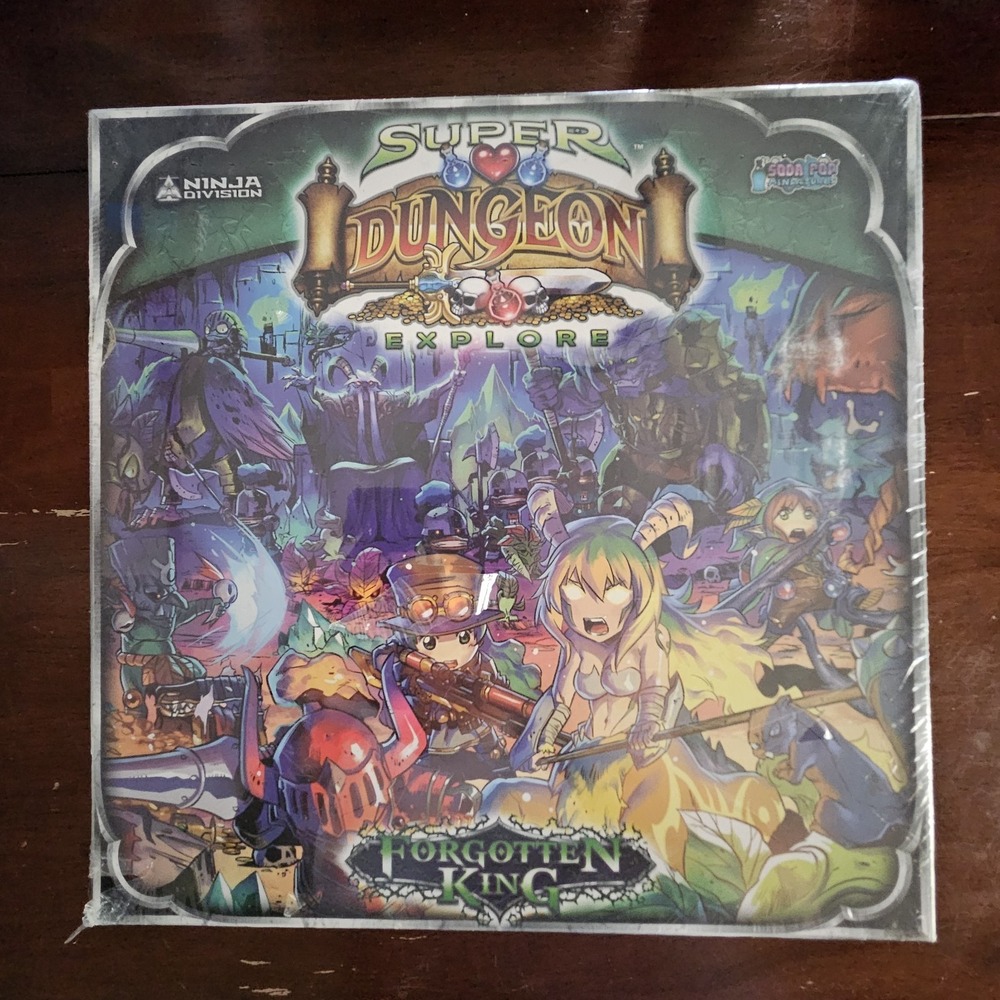 Super Dungeon Explore Forgotten King Board Game 2014 Soda Pop Miniatures Sealed - Picture 12 of 14